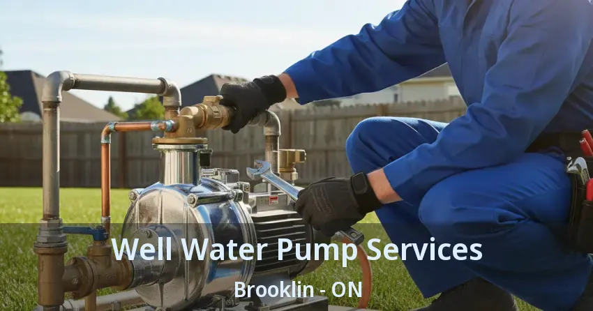 Well Water Pump Services Brooklin - ON