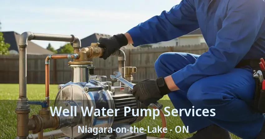 Well Water Pump Services Niagara-on-the-Lake - ON