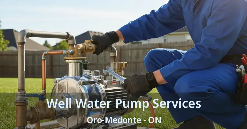 Well Water Pump Services Oro-Medonte - ON